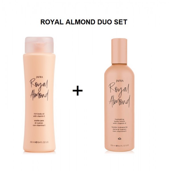 Royal Almond Body Lotion / Body Oil Set 